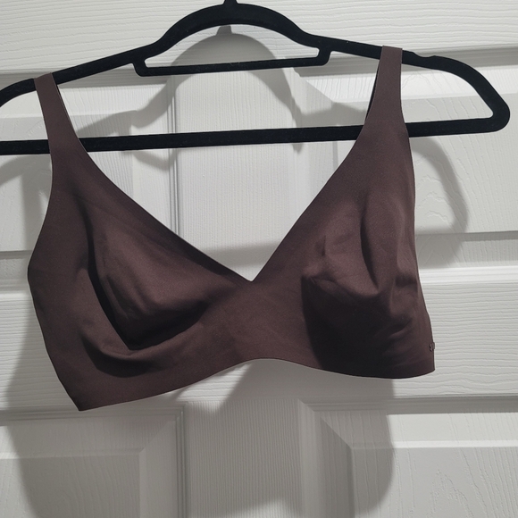 SKIMS Other - SKIMS Naked Plunge Bralette S-DD Espresso